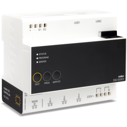 Niko Home Control busbekabeling voor domotica-installaties