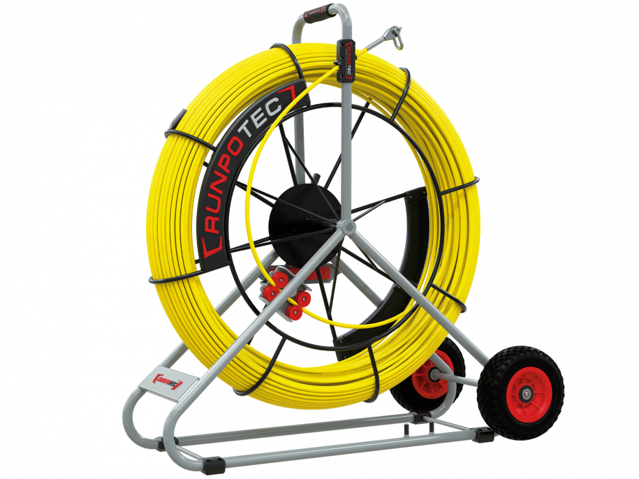 Trekveersystemen voor het trekken en geleiden van kabels in leidingen