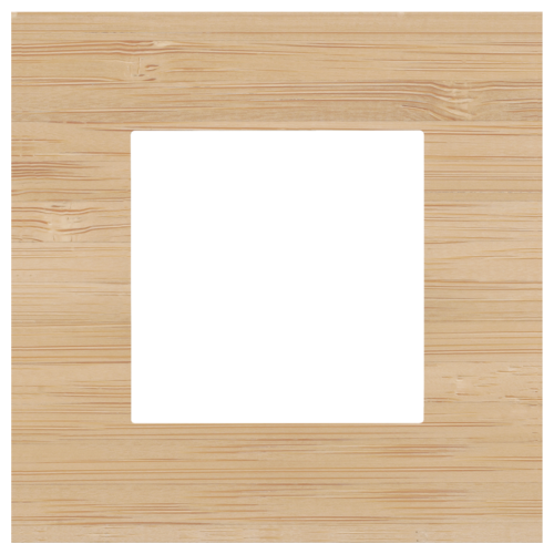 Niko Pure afdekplaat bamboo
