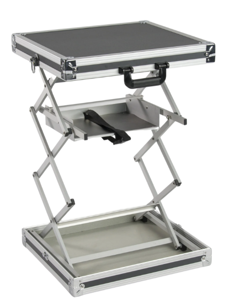 Quiffice - Laptoptafel verstelbaar opvouwbaar compact sta bureau - QX120