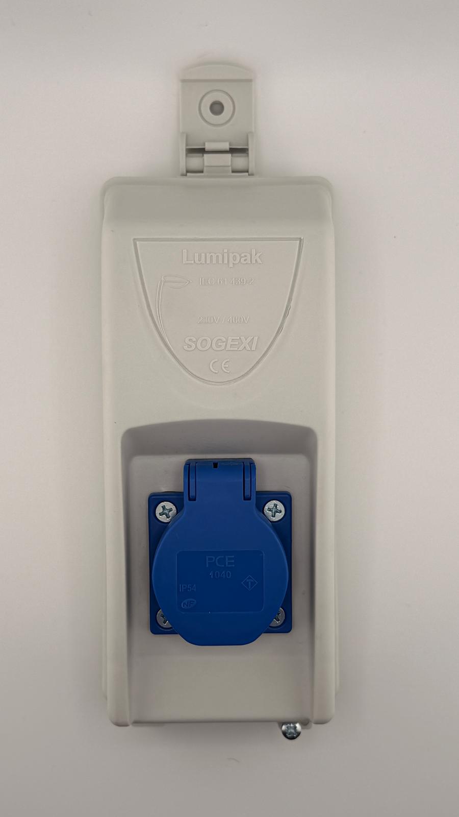 TECO - Lumipak LD aansluitkast met 16A stopcontact en automaat - LI1015