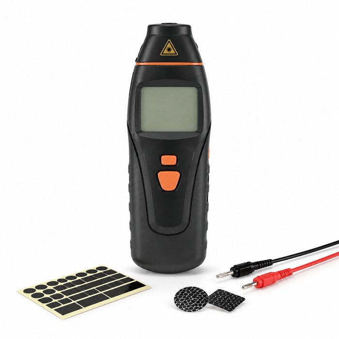 Professionele tachometers om toerentallen en rotatiesnelheden contactloos of mechanisch te meten