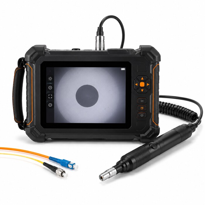 Professionele analyse-microscopen voor glasvezel om glasvezelconnectoren en vezeluiteinden nauwkeurig te inspecteren