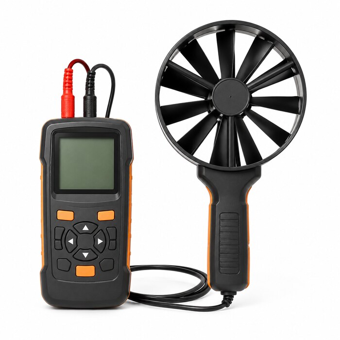Professionele anemometers om luchtsnelheid, luchtstroom en ventilatieprestaties te meten