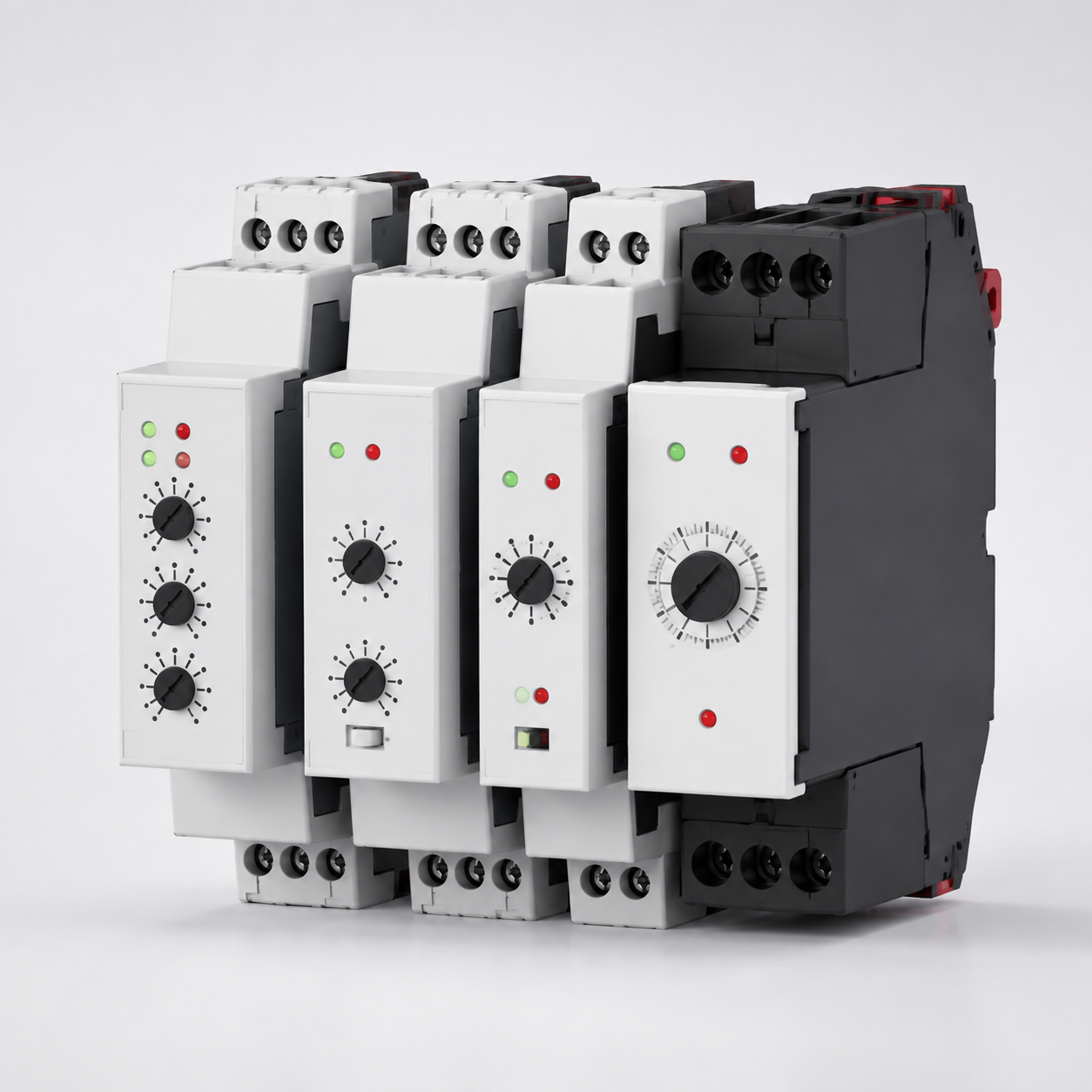 Bewakingsrelais en stroomrelais voor DIN-rail
