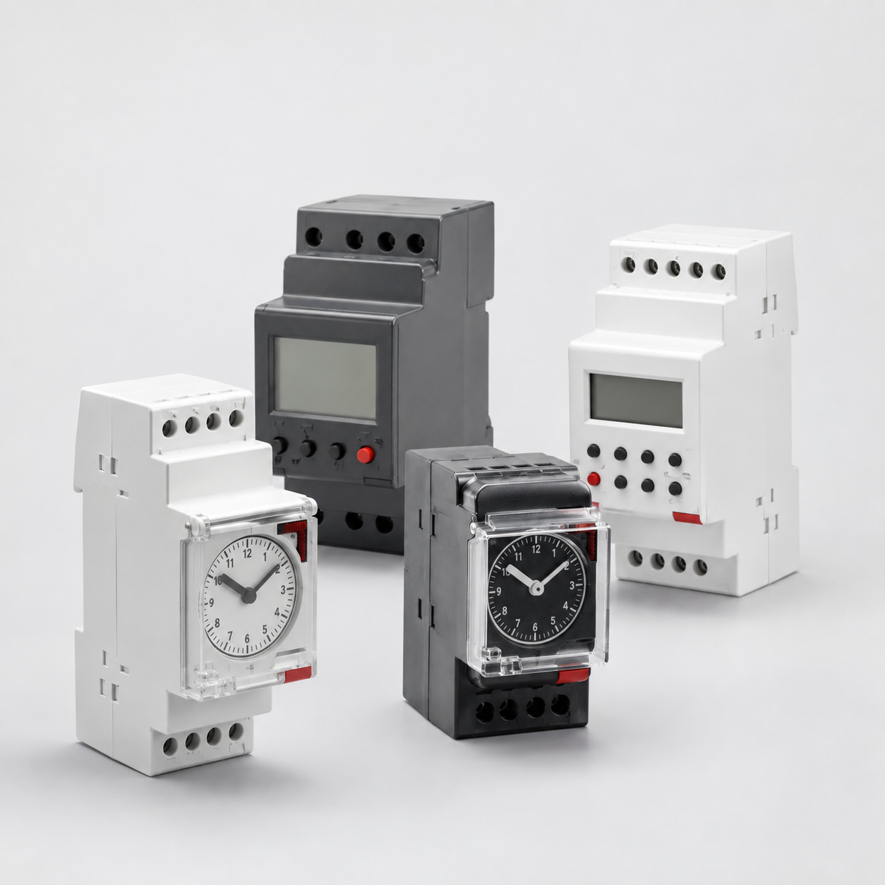 Digitale en analoge schakelklokken voor DIN-rail