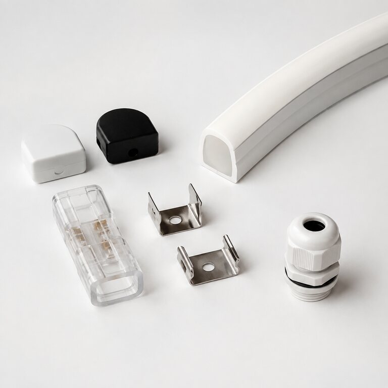 Toebehoren voor neonflex & flex tubes