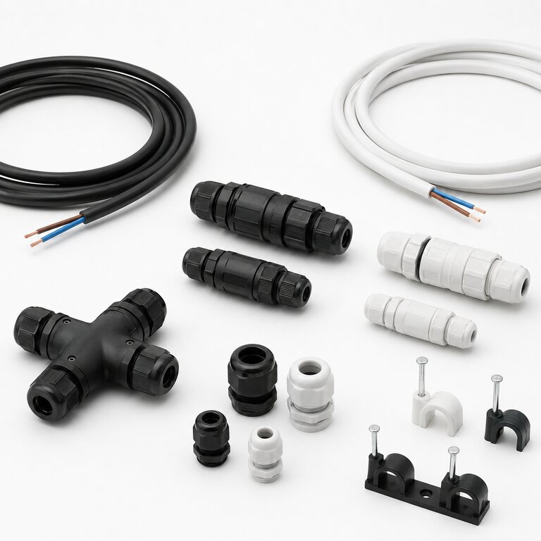 Bekabeling & aansluitmateriaal voor verlichting