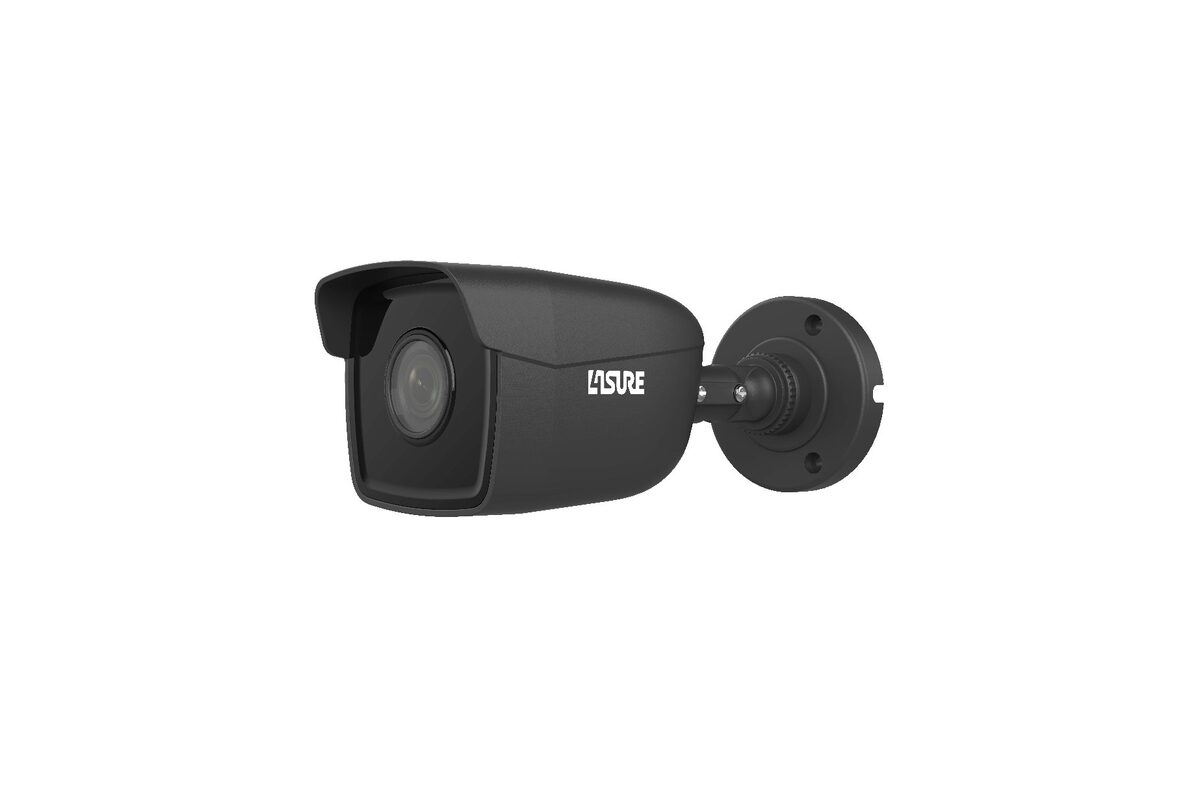 Zwarte buitencamera voor camerabewaking en terreinbeveiliging
