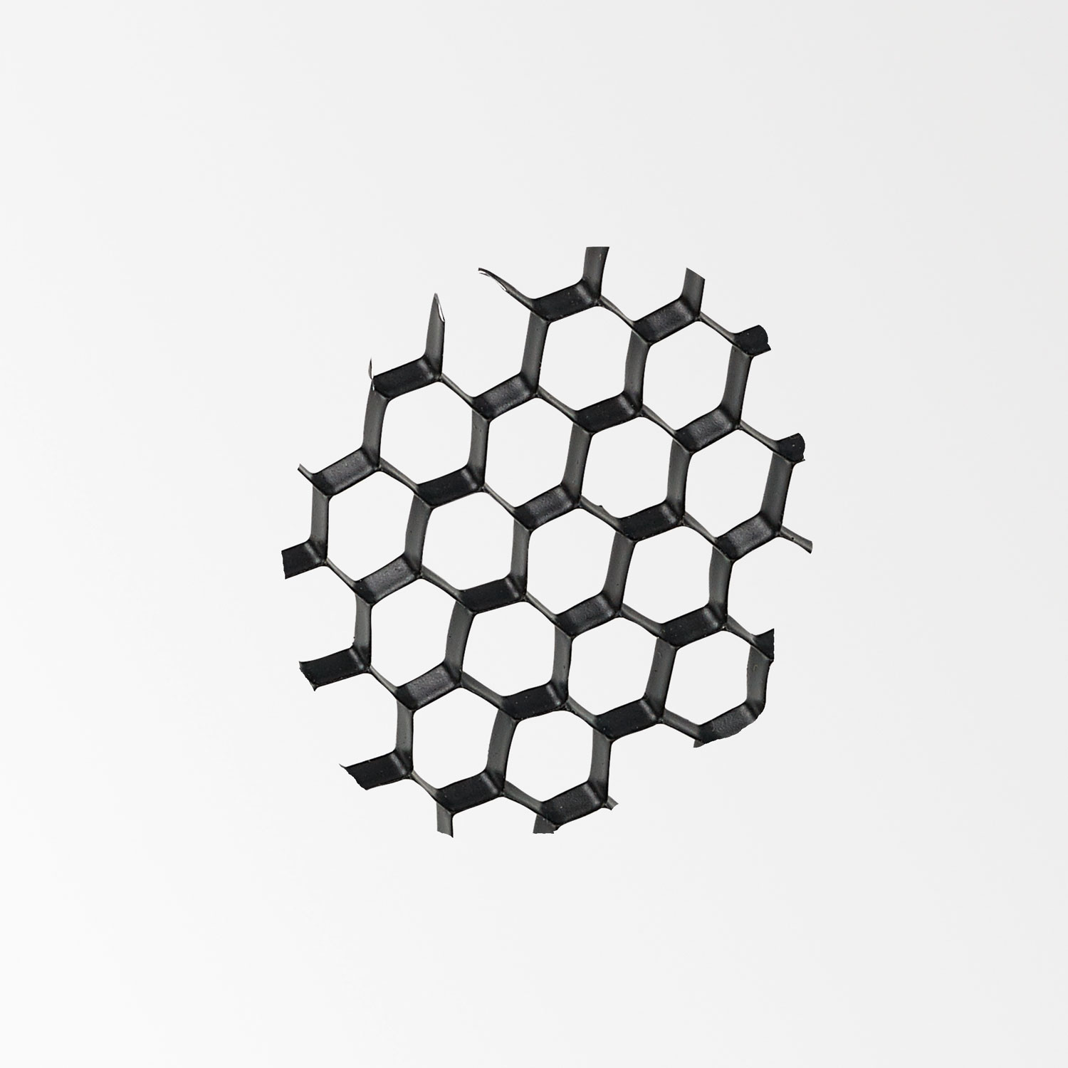 Zwart Delta Light HONEYCOMB 42 honingraatraster voor een passend armatuur
