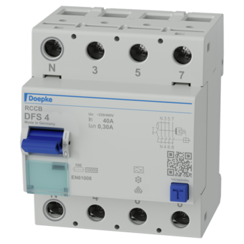 Doepke - DIFF 40A 300mA 4P N LINKS - 09136901