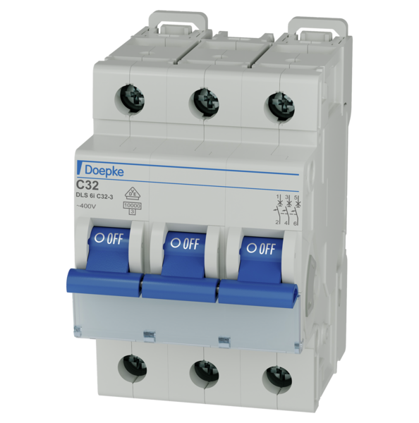 Doepke - AUTOMAAT DLS6 I 32A 3P 10KA C - 09916296