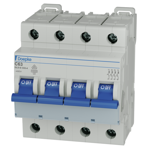 Doepke - AUTOMAAT DLS6 I 63A 4P 10KA C - 09916359