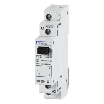 Doepke - Teleruptor 1 wisselcontact RS 024 001 24V AC 16A - 09981043
