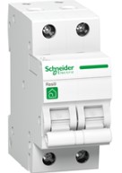 Schneider - : automaat 2P 6A 400V C 3KA - R9F64206