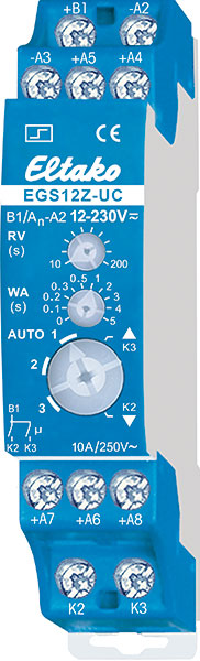 Eltako - Elektronische impuls groepenschakelaar 1+1NO 16A - 21200401