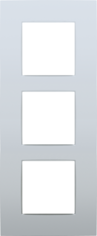 Niko - DRIEVOUDIGE AFDEKPLAAT MET 60MM CENTERAFSTAND, VERTICAAL - 121-76300