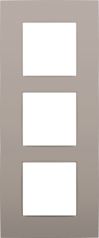 Niko - Drievoudige afdekplaat, 60 mm centerafstand, verticaal, - 123-76300