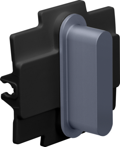 Niko - Rocker voor enkelvoudige schakelfuncties, alu blue grey - 226-56001