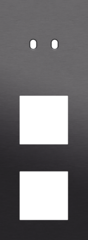 Niko - Drievoudige afdekplaat, verticaal 71 mm centerafstand, voor - 224-57956