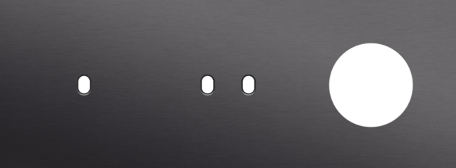 Niko - Drievoudige afdekplaat, horizontaal 71 mm centerafstand,voor - 224-57718