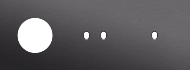 Niko - Drievoudige afdekplaat, horizontaal 71 mm centerafstand,voor - 224-57717