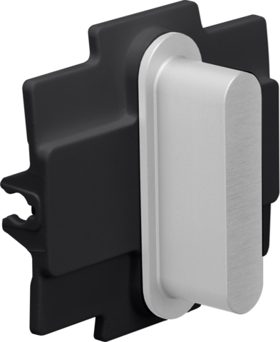 Niko - Rocker voor enkelvoudige schakelfuncties, alu grey - 155-56001