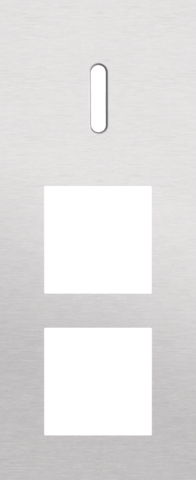 Niko - Drievoudige afdekplaat, verticaal 60 mm centerafstand, voor - 155-56355