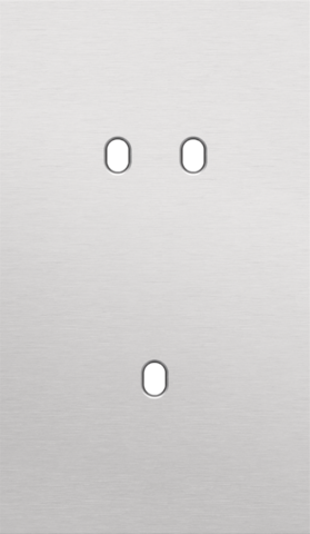 Niko - Tweevoudige afdekplaat, verticaal 60 mm centerafstand, voor - 155-57254