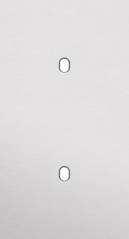 Niko - Tweevoudige afdekplaat, verticaal 71 mm centerafstand, voor - 155-57851