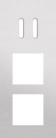 Niko - Drievoudige afdekplaat, verticaal 60 mm centerafstand, voor - 155-56356