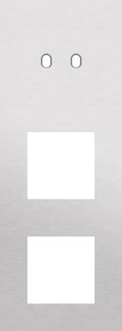 Niko - Drievoudige afdekplaat, verticaal 71 mm centerafstand, voor - 155-57956