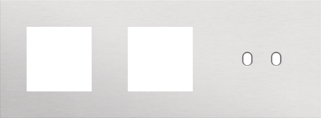 Niko - Drievoudige afdekplaat, horizontaal 71 mm centerafstand,voor - 155-57708