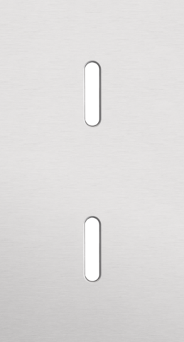 Niko - Tweevoudige afdekplaat, verticaal 71 mm centerafstand, voor - 155-56851