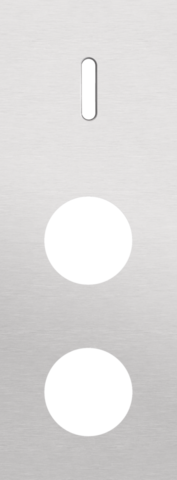 Niko - Drievoudige afdekplaat, verticaal 71 mm centerafstand, voor - 155-56957