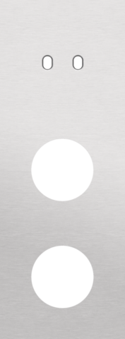 Niko - Drievoudige afdekplaat, verticaal 71 mm centerafstand, voor - 155-57958