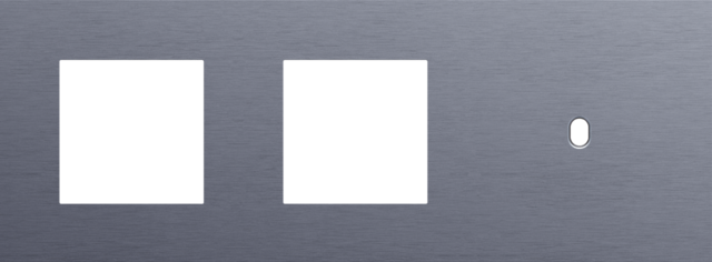 Niko - Drievoudige afdekplaat, horizontaal 71 mm centerafstand,voor - 226-57706