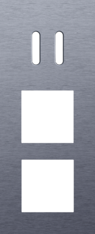 Niko - Drievoudige afdekplaat, verticaal 60 mm centerafstand, voor - 226-56356