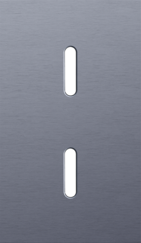 Niko - Tweevoudige afdekplaat, verticaal 60 mm centerafstand, voor - 226-56251