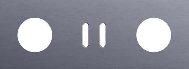 Niko - Drievoudige afdekplaat, horizontaal 71 mm centerafstand,voor - 226-56719