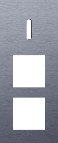 Niko - Drievoudige afdekplaat, verticaal 60 mm centerafstand, voor - 226-56355