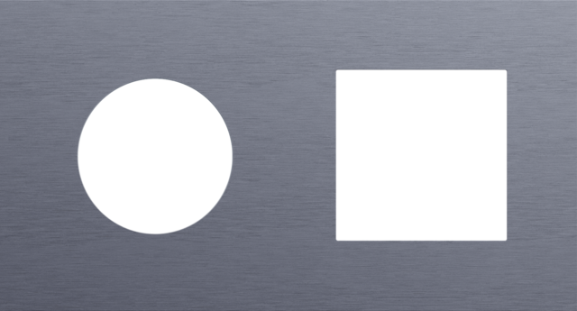 Niko - Tweevoudige afdekplaat, horizontaal 71 mm centerafstand,voor - 226-74802