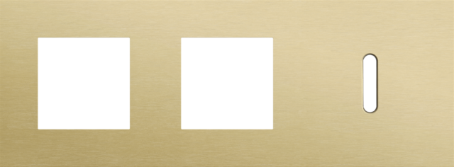 Niko - Drievoudige afdekplaat, horizontaal 71 mm centerafstand,voor - 227-56706