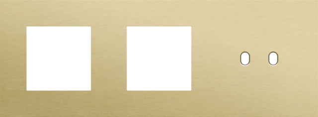 Niko - Drievoudige afdekplaat, horizontaal 71 mm centerafstand,voor - 227-57708