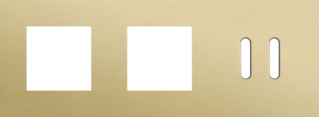 Niko - Drievoudige afdekplaat, horizontaal 71 mm centerafstand,voor - 227-56708