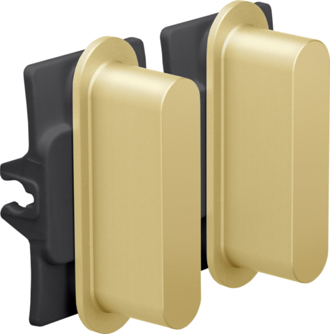 Niko - Rocker set voor tweevoudige schakelfuncties, alu gold - 227-56002