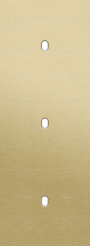Niko - Drievoudige afdekplaat, verticaal 71 mm centerafstand, voor - 227-57951