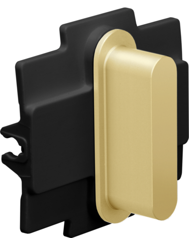 Niko - Rocker voor enkelvoudige schakelfuncties, alu gold - 227-56001