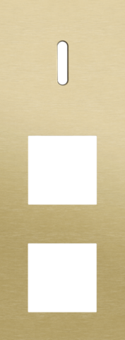 Niko - Drievoudige afdekplaat, verticaal 71 mm centerafstand, voor - 227-56955