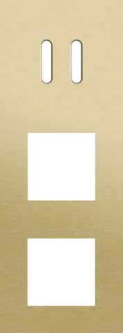 Niko - Drievoudige afdekplaat, verticaal 71 mm centerafstand, voor - 227-56956